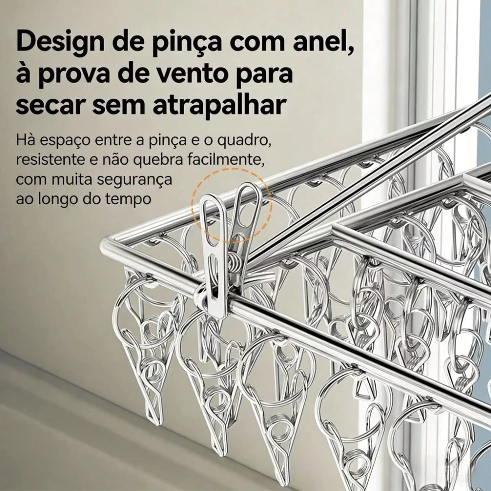 Grade Suspensa Retangular Lar da Madeira Aço Inox 304 com Molas de Alta Tensão